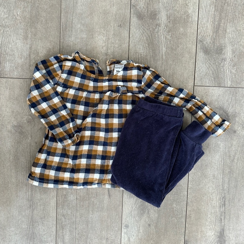 Baby girl 18 month matching outfit set